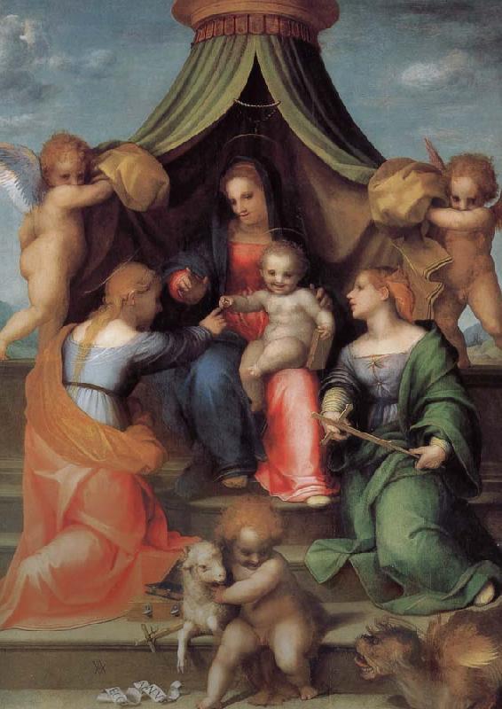 Andrea del Sarto Salin-day Saints mysterious marriage oil painting image